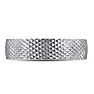 6 MM Brushed Finish Saw-Tooth Men's Titanium Ring Wedding Band Image-1