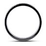6 MM Brushed Finish Saw-Tooth Men's Titanium Ring Wedding Band Image-3