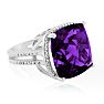 12ct Purple Amethyst Cocktail Ring Image-2