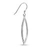 1/2ct Diamond Leaf Earrings Image-3