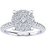 1/2ct Pave Diamond Engagement Ring
 Image-1