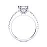 1/2ct Pave Diamond Engagement Ring
 Image-5