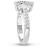 1 1/3 Carat Marquise Cut Diamond Engagement Ring Crafted in 14 Karat White Gold Image-4
