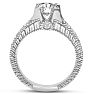 1.67 Carat Round Brilliant Diamond Engagement Ring in 14 Karat White Gold Image-3