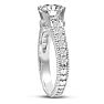 1.67 Carat Round Brilliant Diamond Engagement Ring in 14 Karat White Gold Image-4