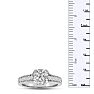 1.67 Carat Round Brilliant Diamond Engagement Ring in 14 Karat White Gold Image-5