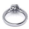 2 Carat Princess Cut Halo Diamond Engagement Ring in 14k White Gold
 Image-5