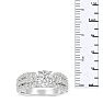 1 1/5 Carat Round Diamond Engagement Ring in 14 Karat White Gold Image-5
