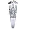 2 Carat Round Halo Diamond Engagement Ring in 14 Karat White Gold
 Image-4