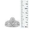 1 2/3ct Marquise Halo Diamond Engagement Ring Crafted in 14 Karat White Gold Image-5