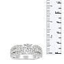 1 1/5 Carat Round Diamond Engagement Ring Crafted in 14 Karat White Gold Image-5