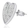 Swarovski Elements Heart Stud Earrings Image-3