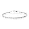 1.83 Carat Diamond Tennis Bracelet In 14 Karat White Gold, 6 1/2 Inches Image-1