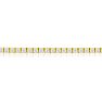 3 1/4 Carat Diamond Tennis Bracelet In 14 Karat Yellow Gold, 7 1/2 Inches Image-2