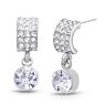 Swarovski Elements Crystal Drop Earrings
 Image-1