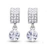 Swarovski Elements Crystal Drop Earrings
 Image-2
