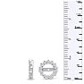 14K White Gold Classic Diamond Earring Jackets, Fits 2-2 1/2ct Stud Earrings Image-3