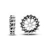 14K White Gold Classic Black Diamond Earring Jackets, Fits 1 1/2-2ct Stud Earrings Image-1