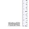 1/3 Carat Floral Diamond Wedding Band Crafted In 14 Karat White Gold Image-5