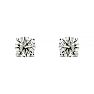 1/5 Carat Diamond Stud Earrings In 14 Karat White Gold Image-2