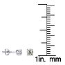 1/5 Carat Diamond Stud Earrings In 14 Karat White Gold Image-4