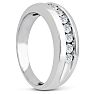 Men's 1/2ct Diamond Ring In 10K White Gold Image-6