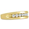 Men's 1/2ct Diamond Ring In 10K Yellow Gold Image-2