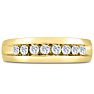 Men's 1/2ct Diamond Ring In 14K Yellow Gold Image-1
