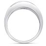 Men's 1ct Diamond Ring In 10K White Gold Image-4