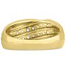 Men's 1/2ct Diamond Ring In 10K Yellow Gold Image-3