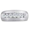 Men's 1ct Diamond Ring In 10K White Gold Image-1