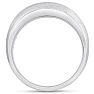 Men's 1ct Diamond Ring In 10K White Gold Image-4