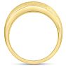 Men's 1ct Diamond Ring In 14K Yellow Gold Image-4