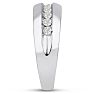 Men's 1/2ct Diamond Ring In 10K White Gold Image-5