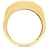 Men's 1ct Diamond Ring In 10K Yellow Gold Image-4