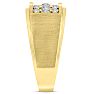 Men's 1ct Diamond Ring In 10K Yellow Gold Image-5