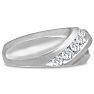 Men's 1/2ct Diamond Ring In 14K White Gold Image-2