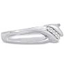 Men's 1/10ct Diamond Ring In 10K White Gold Image-2