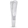 Men's 1/10ct Diamond Ring In 14K White Gold Image-5