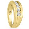 Men's 3/4ct Diamond Ring In 10K Yellow Gold Image-6