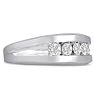 Men's 3/4ct Diamond Ring In 14K White Gold Image-2