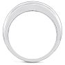 Men's 1/2ct Diamond Ring In 14K White Gold Image-4