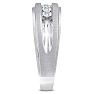Men's 1/2ct Diamond Ring In 14K White Gold Image-5