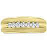 Men's 1/2ct Diamond Ring In 14K Yellow Gold