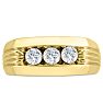 Men's 3/4ct Diamond Ring In 14K Yellow Gold Image-1