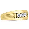 Men's 3/4ct Diamond Ring In 14K Yellow Gold Image-2