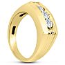 Men's 3/4ct Diamond Ring In 14K Yellow Gold Image-6