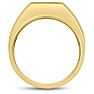 Men's 1/2ct Diamond Ring In 10K Yellow Gold Image-4
