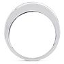 Men's 1ct Diamond Ring In 10K White Gold Image-4