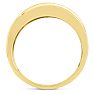 Men's 1ct Diamond Ring In 10K Yellow Gold Image-4